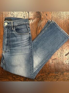 3x1 Washed Blue Slim Straight Jeans